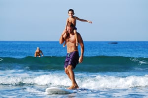 Guy with Son After CoolSculpting