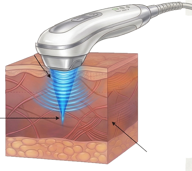 Mid-dermis ultrasound